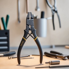 Låseringstang og gripetang