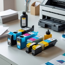 Skriverforbruksvarer og tilbehør